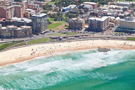 Newcastle Beach Aerial Landscape Photo Images