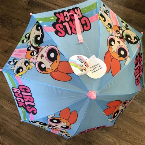 Powerpuff Girls Little Girls Character Rainwear Umbrella Ages 3 7 Nwt