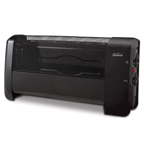 Sunbeam® Low Profile Heater With Manual Controls Black Slh4422mb Cn