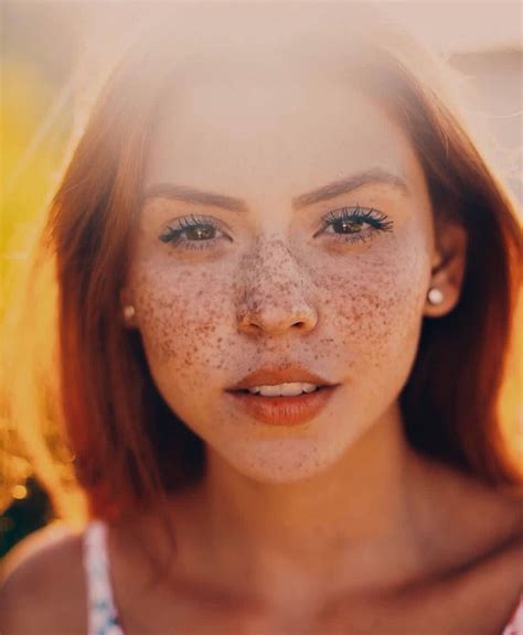 Model Gabriela Cardoso Photographer Breno Rodriguez Beautiful Red Hair Beautiful Freckles