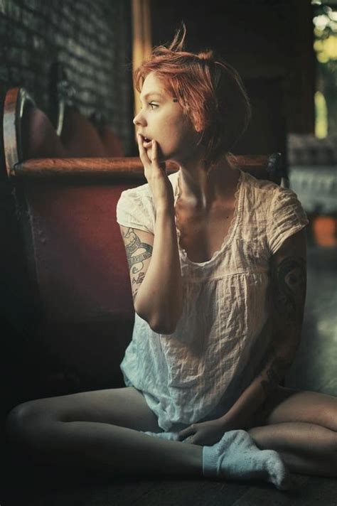 Sexy Redhead With Tattoos Luvtolook Curating Fashion And Style