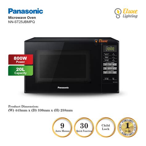 Panasonic Nn St25jbmpq 20l Microwave Oven