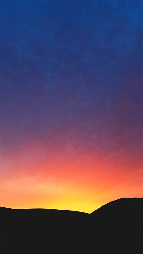 Iphone Wallpaper Nk94 Sky Sunshine Morning Red Blue Nature