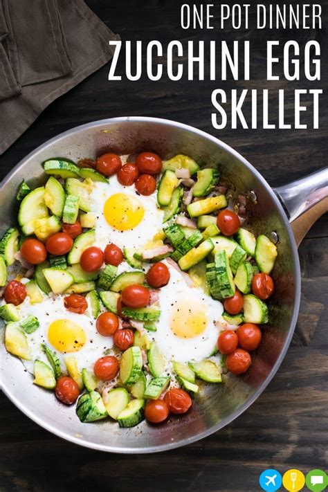 Get inspired by our extensive collection of egg recipes for dinner and enjoy a quick, easy & satisfying meal from australian eggs. One Pot Dinner: Zucchini Egg Skillet - Travel Cook Tell | Recipe in 2020 | Healthy recipes ...