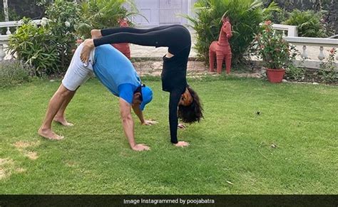Pooja Batra And Nawab Shah Doing Couples Yoga Is The Best Thing Youll