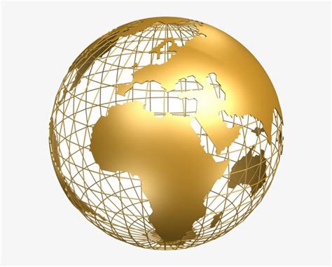 Gold Globe Png  Black And White Golden Globe Transparent Png