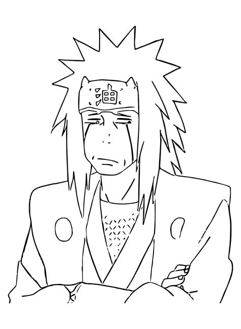 Pictures Jiraiya Coloring Page Free Printable Coloring Pages