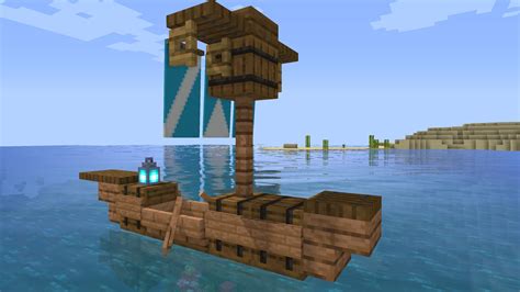3 Masted Sailboat By Jotbot Minecraft Build Tutorial