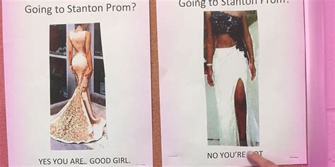 Stanton College Prep Good Girl High School Sexist Dress Code Posters