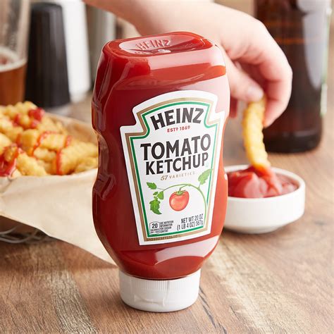 Heinz Ketchup 20 Oz Upside Down Squeeze Bottle