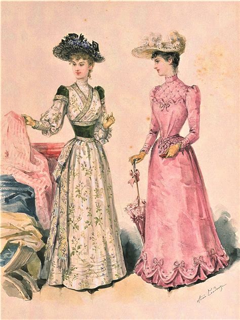 la-mode-illustree-1891-victorian-fashion,-fashion-history,-historical-dresses