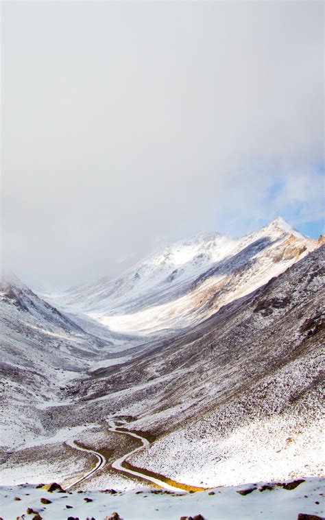 800x1280 Scenic Photography Snowy Mountains Nexus 7samsung Galaxy Tab