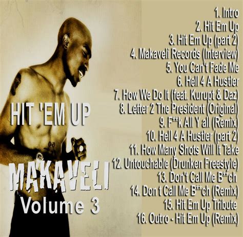 Tu Pac The Original Makaveli 3 Underground Mixtape Cd Etsy