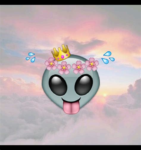 Alien Emoji Wallpaper Emoji Background Image 2413786 By Ksenial