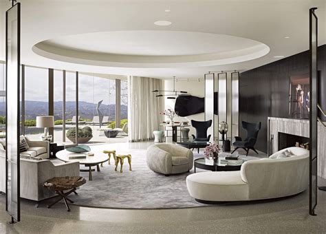 10 Most Beautiful And Trendy Living Rooms With Round Sofas Hommés Studio