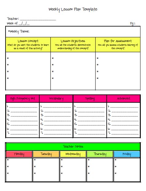 They are used to provide structure and detail to a lesson, and to ensure. A Teacher's Plan: Templates