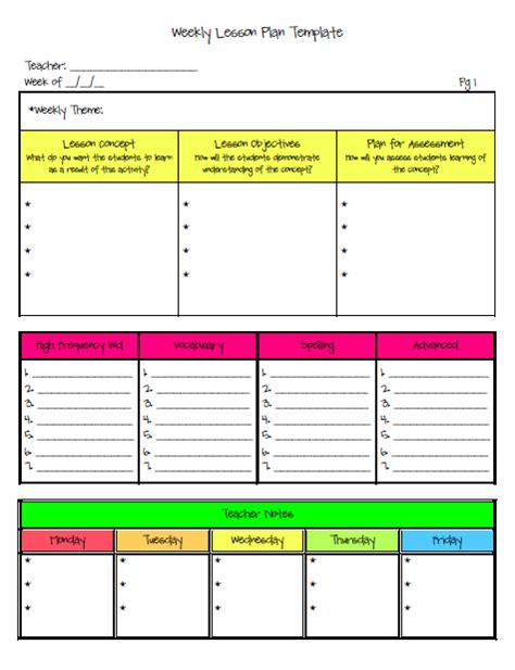 These teachers have real life classroom experience and have gone above and beyond to create these lessons. A Teacher's Plan: Templates