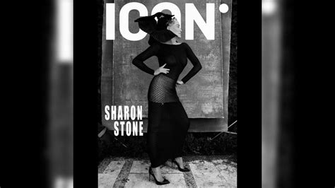 Sharon Stone Slips Into Her ‘black Swan Armour For Icon Magazine See Pics Sharon Stone