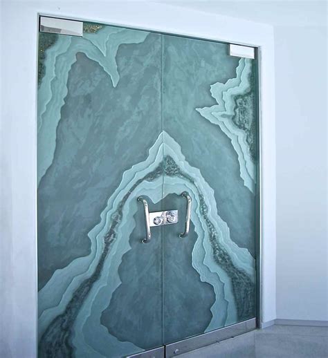 Ice Flow Frameless Glass Doors Sans Soucie