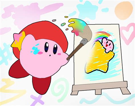Star Allies Artist Kirby By Rotommowtom On Deviantart