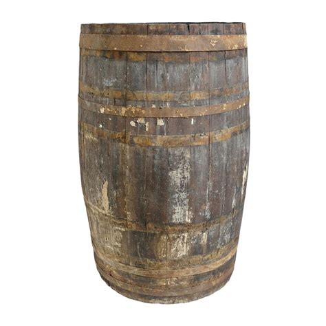Vintage Wood And Iron Barrel Chairish