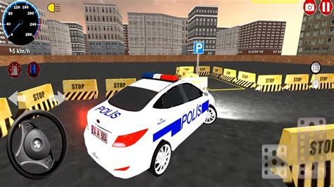 Polis Arabası Park Etme Oyunu 378 Real Police Car Driving Simulator