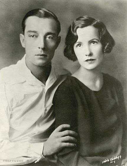 Buster Keaton And Wife Natalie Silent Film Busters