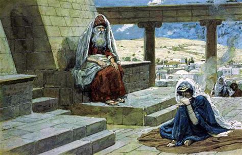 The Bible In Paintings 88 Hannahs Misery And Her Prayer
