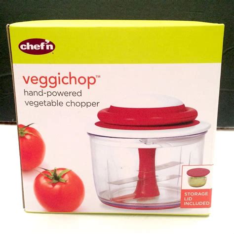 New Veggichop Hand Powered Food Chopper By Chefn In Cherry Red Non