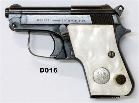 077a D016 635mm Beretta Mod 950b Pocket Pistol Classic Arms