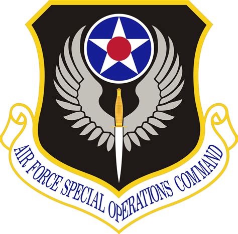 History Of Afsoc Emblem Air Force Special Operations Command Display