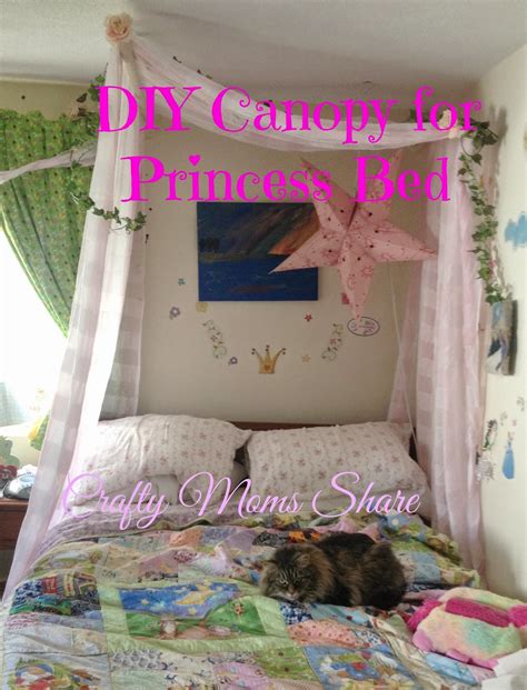 Update your existing canopy bed with these dreamy panels. Crafty Moms Share: DIY Canopy for a Princess Bed