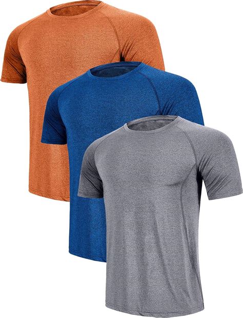 zity mens quick dry t shirt athletic moisture wicking dry fit running shirts