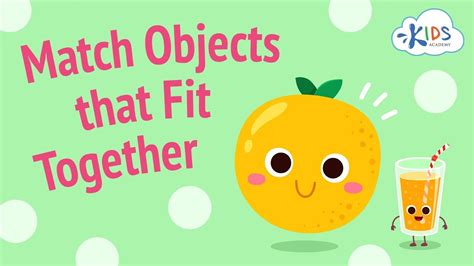 Matching Objects For Kids Matching Games For Preschool Kids Academy