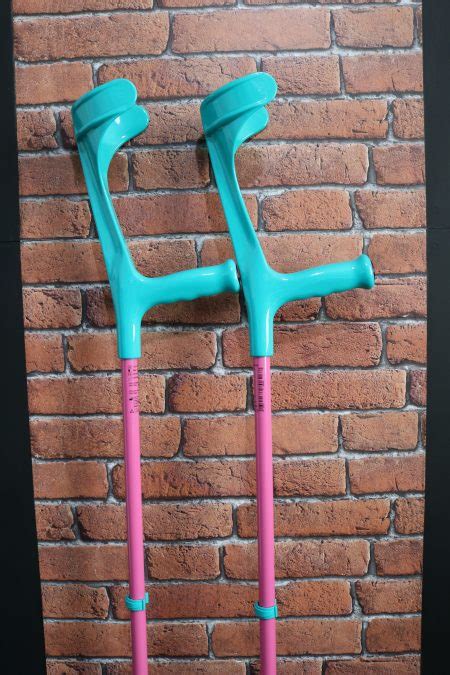 Kowsky Adult Forearm Crutch 222kl Ergo Grip Open Cuff Custom Crutches