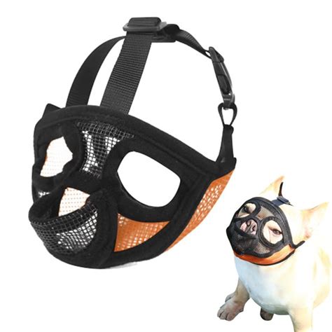 Short Snout Dog Muzzle Bulldog Muzzle Drinkable Adjustable Breathable