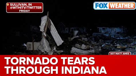 Destructive Tornado Hits Indiana Community Leaving 3 Dead, Sheriff Says