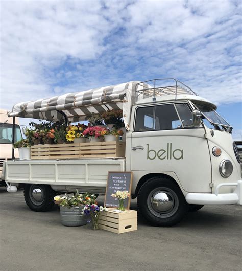 Bella Flower Truck Floral Designer Vintage Car Refurbisher South