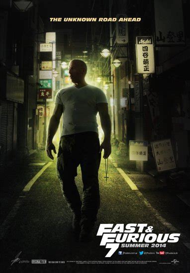 《速度与激情7》首曝海报 范·迪塞尔重返东京街头金鹰网