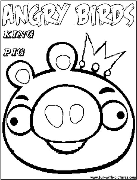 Angry birds is a puzzle gaming produced by finnish video developer rovio mobile. Angry Birds Pigs Coloring Pages - GetColoringPages.com