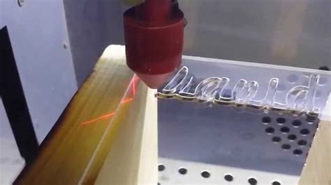 Laser Engraving And Cutting On Acrylic Youtube