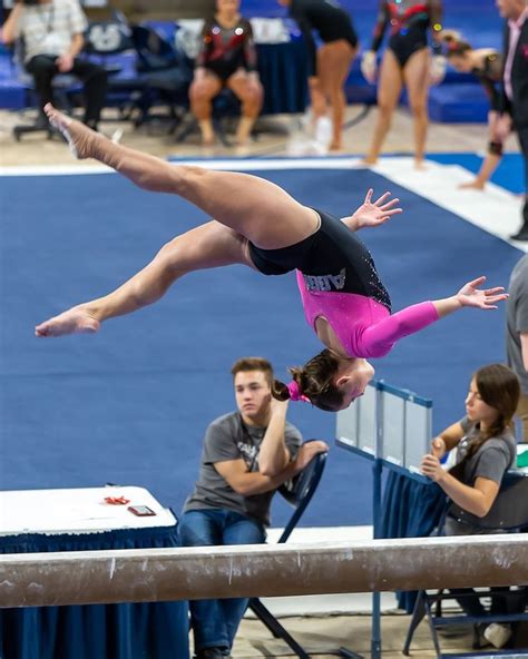 USU Gymnastics Vs SUU Image Autumn DeHarde USU Gymnastics Vs SOuthern Utah In Logan UT