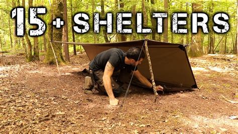 15 Shelters With A Tarp Camping And Bushcraft Camping Technique