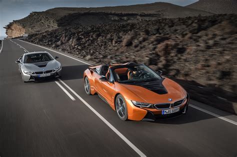 2019 bmw i8 roadster updated i8 coupe debut in l a