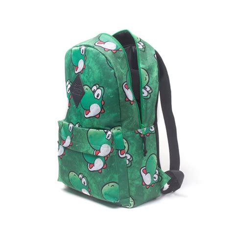 Buy Official Nintendo Yoshi Face Sublimation Print Backpack