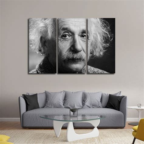Albert Einstein Multi Panel Canvas Wall Art Elephantstock