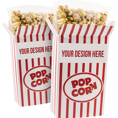 Imprinted Popcorn Boxes