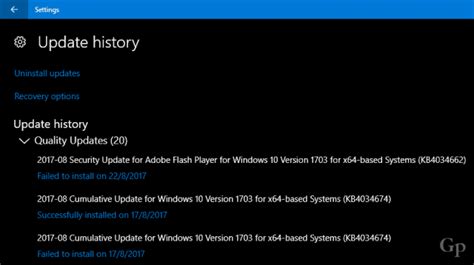 Windows 10 updates not appearing in 'view update history' window.: How to Find Out if You Have the Latest Updates for Windows ...