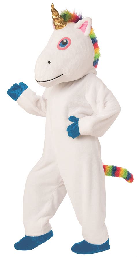 Buy Unisex Adult Deluxe Unicorn Mascot Sized Costumes As Shown