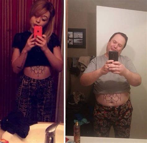 dad who recreates daughter s racy selfies now has more followers than her